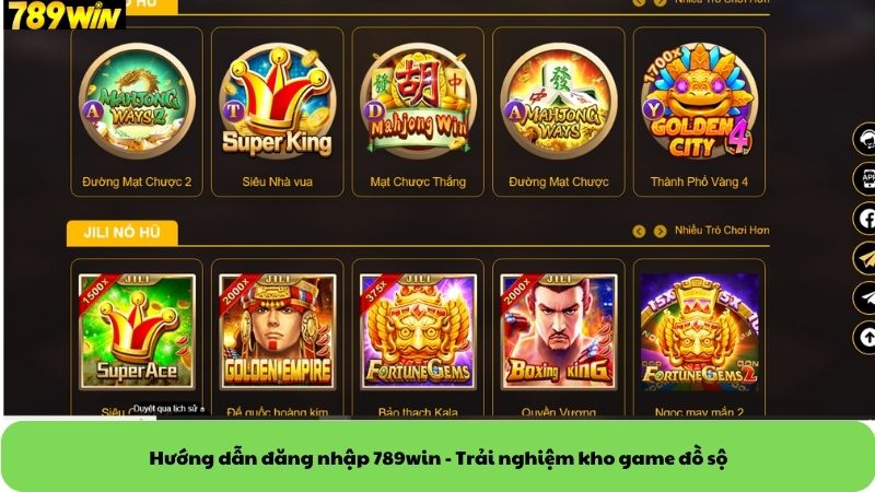 Hướng dẫn đăng nhập 789win - Trải nghiệm kho game đồ sộ Hướng dẫn đăng nhập 789win - Trải nghiệm kho game đồ sộ
