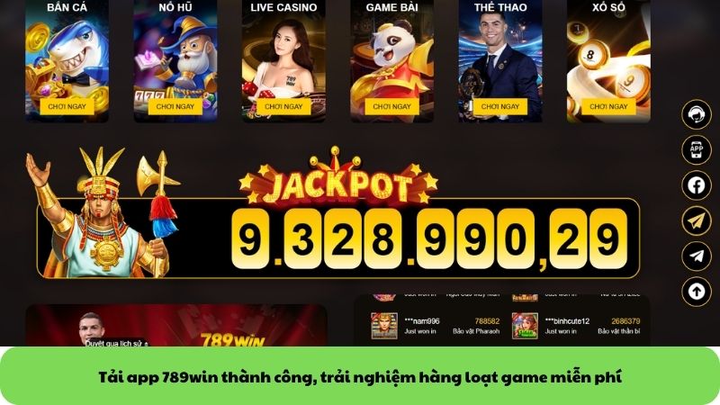 Tải app 789win thành công, trải nghiệm hàng loạt game miễn phí Tải app 789win thành công, trải nghiệm hàng loạt game miễn phí