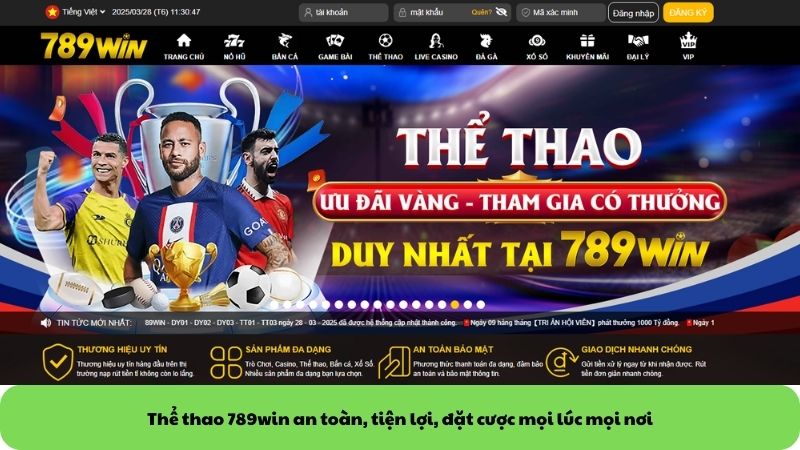 Thể thao 789win an toàn, tiện lợi, đặt cược mọi lúc mọi nơi Thể thao 789win an toàn, tiện lợi, đặt cược mọi lúc mọi nơi