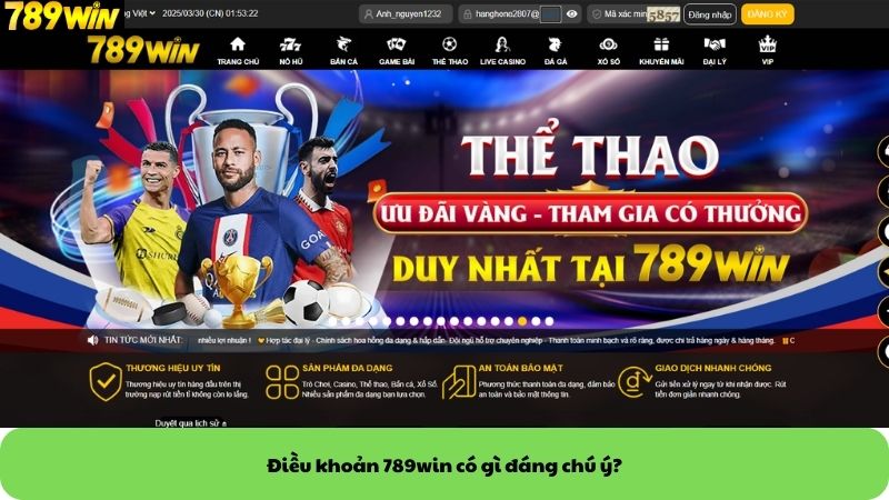 Điều khoản 789win có gì đáng chú ý Điều khoản 789win có gì đáng chú ý